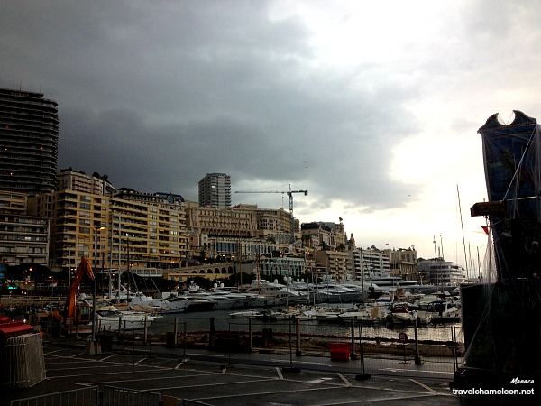 Closer to the yachts and boats from the ground level. 