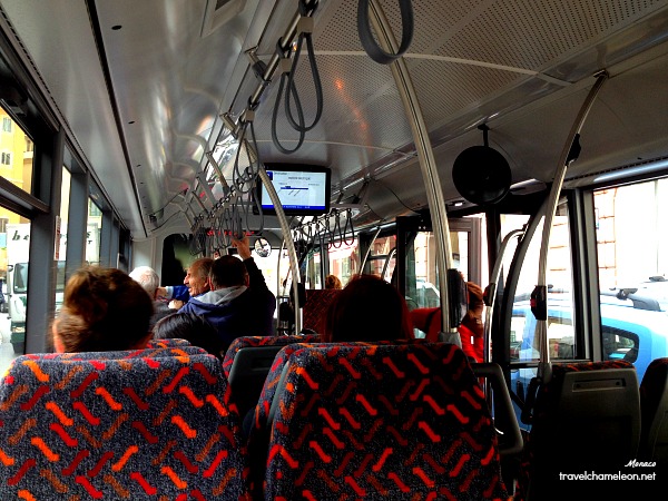 If you don't understand French it's ok, just look at the display screen on the bus for your next stop. 