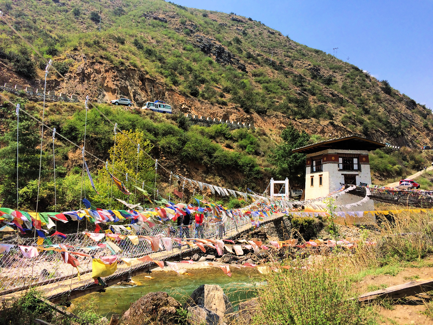 The beautiful Tagozhang Monastery in Paro.